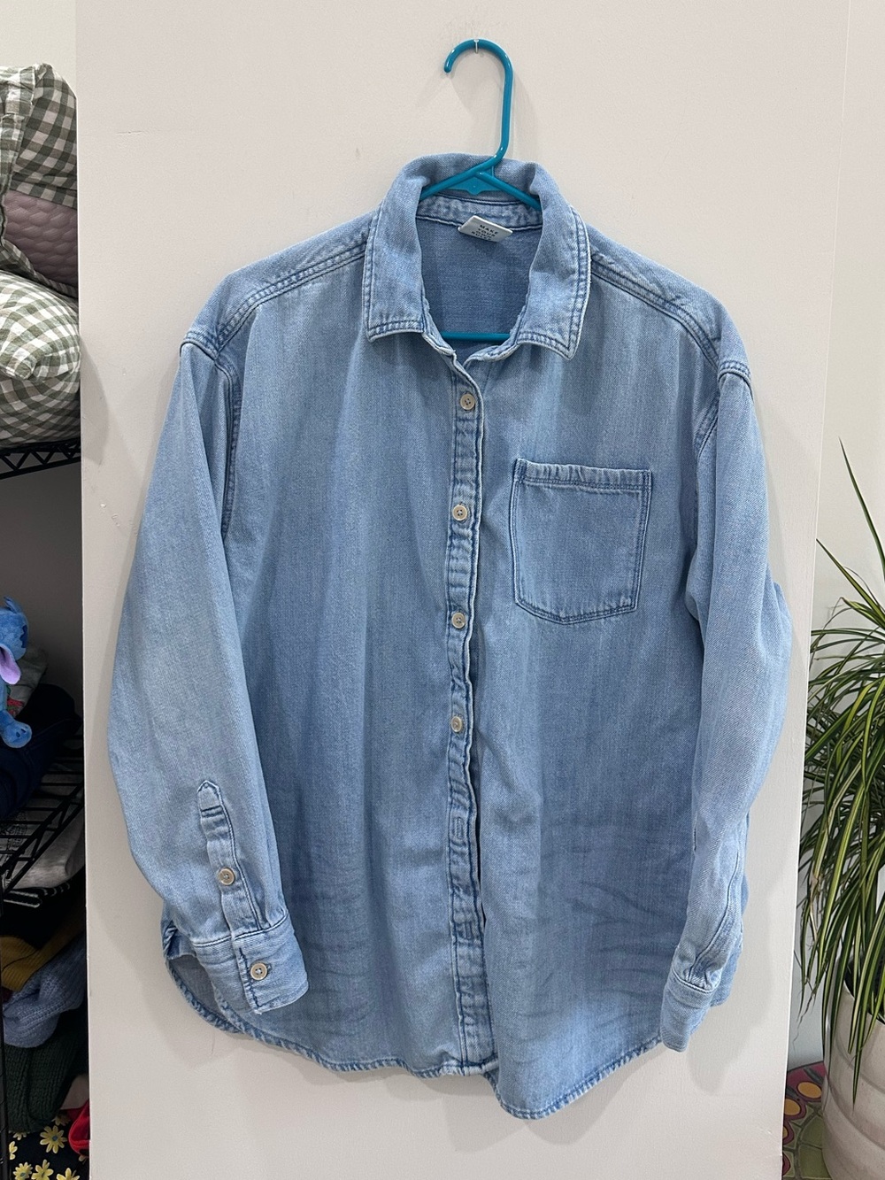 aerie denim shirt